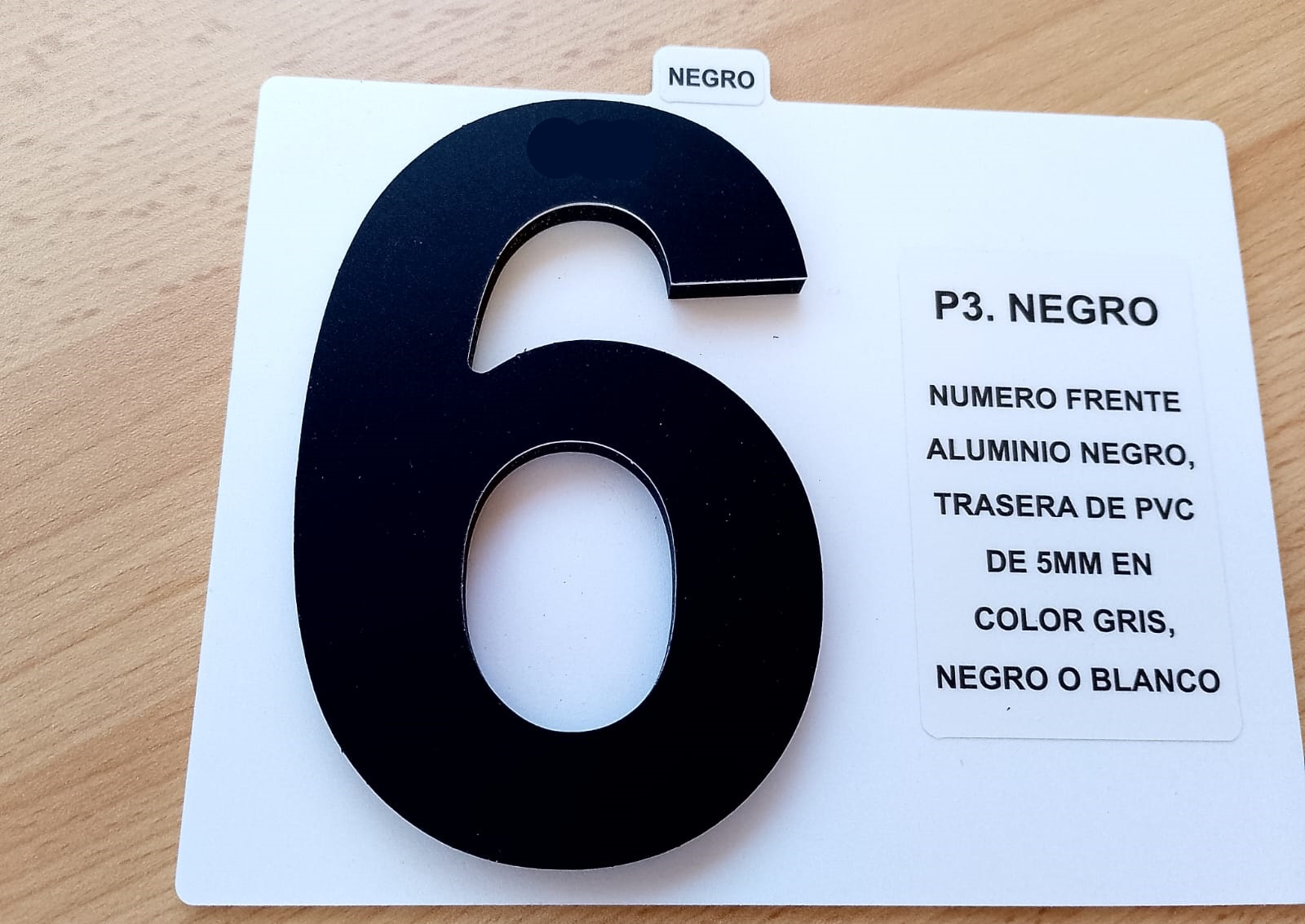 P3 NEGRO con trasera NEGRA